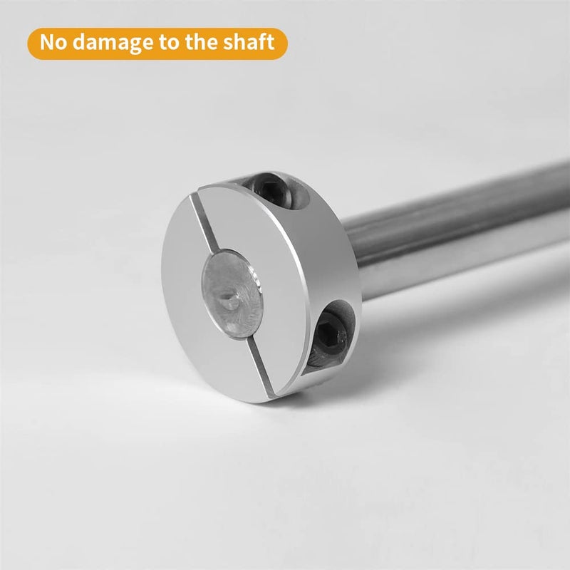 Sinoblu Store Split Shaft Collar 1 1/4 Inch Bore (32mm), Aluminum Two-Piece Clamping Collar for Shaft, 60mm OD, 15mm Thickness with M6 Set Screws (Pack of 4) - Image 5